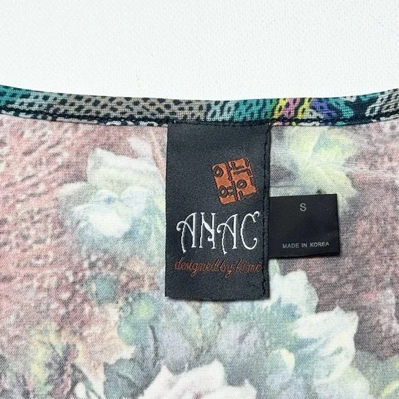 Anac Kimi Y2K Long Babydoll Top Indie Asymmetric Ethereal Fairy Festival Mesh - Picture 7 of 12